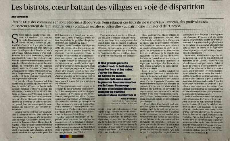 «Il faisait tout ! Le bar, le tabac, la presse...» : les bistrots de campagne, cœur battant des villages en voie de disparition